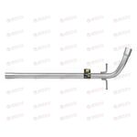 Труба перех. VW Polo Sedan (RUS) (10-) 1.6i CFNA (алюм. сталь) (ECP 1801) TRIALLI