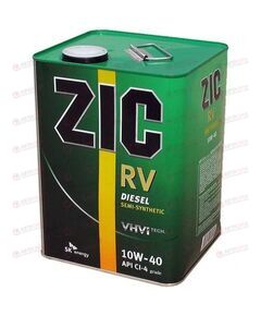 Масло ДВС ZIC 10W40 CI-4 RV 20 л, Емкость: 20 л.