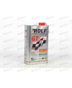 Масло ДВС ROLF 5W30  ACEA A3/B4 GT 1 л, Емкость: 1 л.