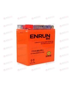 АКБ ENRUN MOTO 12V/16Ah (L+) (MF) (I-GEL) (пт 230) (YTX16-BS) (150x87x161) (1шт, уп.4 шт) 