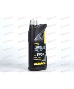 Масло ДВС Mannol 5W30 SN/CF Longlife C3  VW 504/507 1 л, Емкость: 1 л.