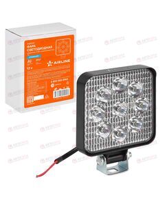 Фара с/диод круглая  14 LED направленный свет 14W (83х83х22) 12V (2 шт) STANDART AIRLINE