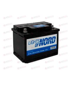 АКБ 60VL LIGHTS OF NORD (L+) (1) (пт 460)(242х175х190) 2025 год