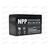 АКБ ИБП NPP 12V/7,5Ah (L+) (1) SMF (151x65x94/100) (1шт, уп 8 шт)
