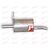 Глушитель 1.5DCI E4 4X2 (61862) ASAM, изображение 2