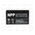 АКБ ИБП NPP 12V/7,5Ah (L+) (1) SMF (151x65x94/100) (1шт, уп 8 шт), изображение 2