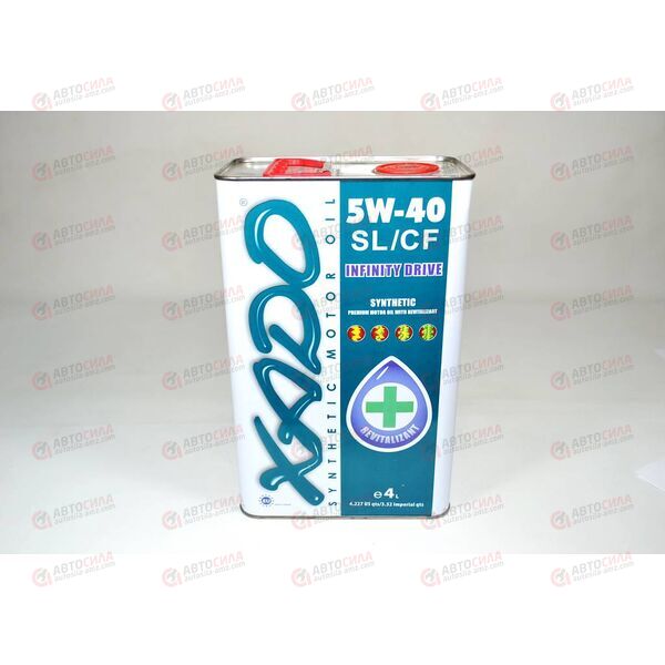 Масло ДВС XADO 5W40 SL/CF 4 л, Емкость: 4 л
