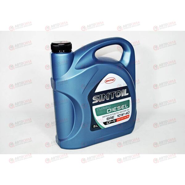 Масло ДВС SINTEC 10W40 CF-4/SJ Turbo Diesel 5 л (4 шт), Емкость: 5 л