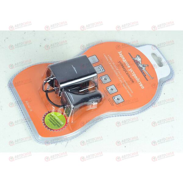 Зарядное устройство 4 USBx7.3A (2USB 1A+2.1A в прикур. + кабель 2м 2USBx2.1A) AIRLINE