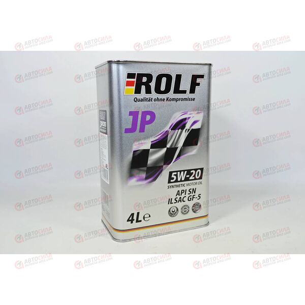 Масло ДВС ROLF 5W20 SN ILSAC GF-5 JP 4 л РАСПРОДАЖА!, Емкость: 4 л