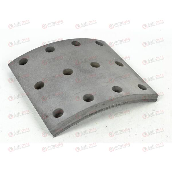 Накладка тормозная КАМАЗ 6520 (8шт) R0 (с заклепками) 180x187 TRIALLI