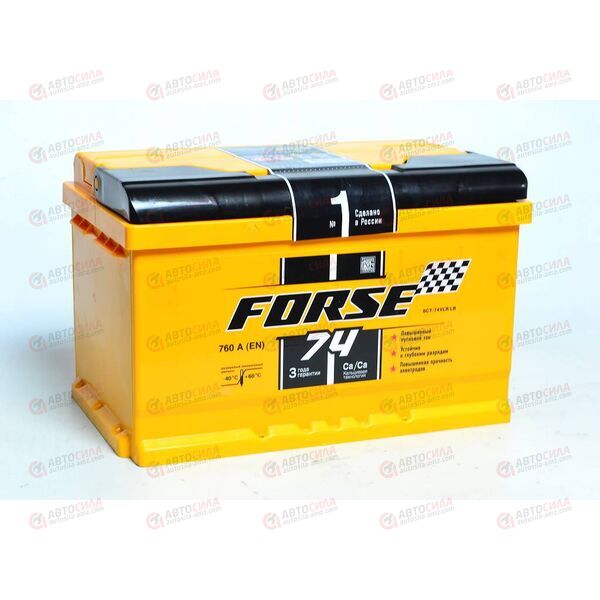Аккумулятор 74VL FORSE (R+) (0) (низ) (пт 760)(276x175x175) 2021 год
