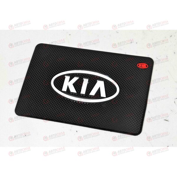 Коврик торпеды (20*13 см) KIA (черный) AV