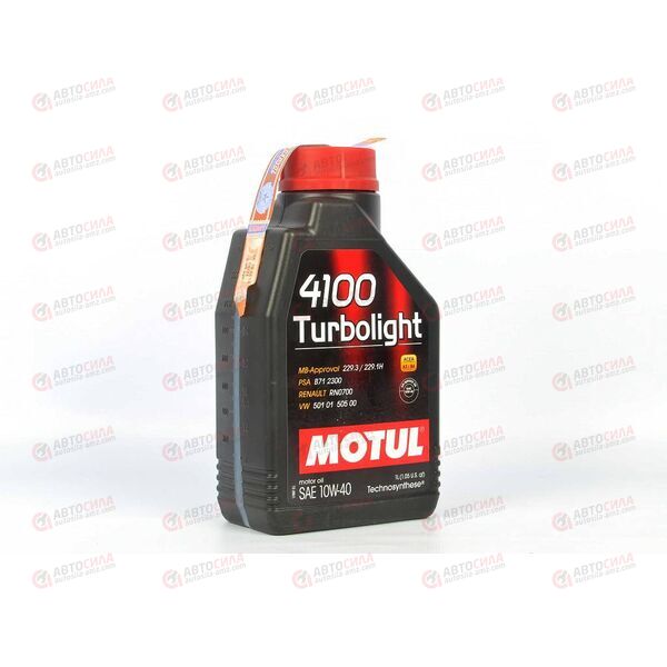 Масло ДВС Motul 10W40 4100 TL SN 1 л, Емкость: 1 л.