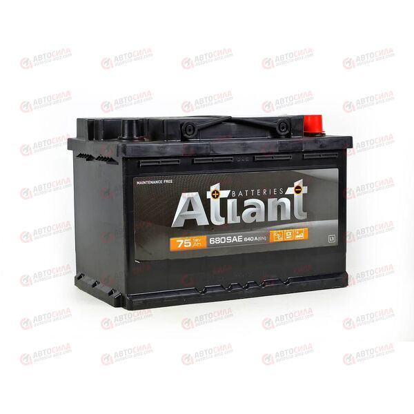 Аккумулятор 75VL ATLANT Black (R+) (0) (пт 640)(278х175х190) 2022 год