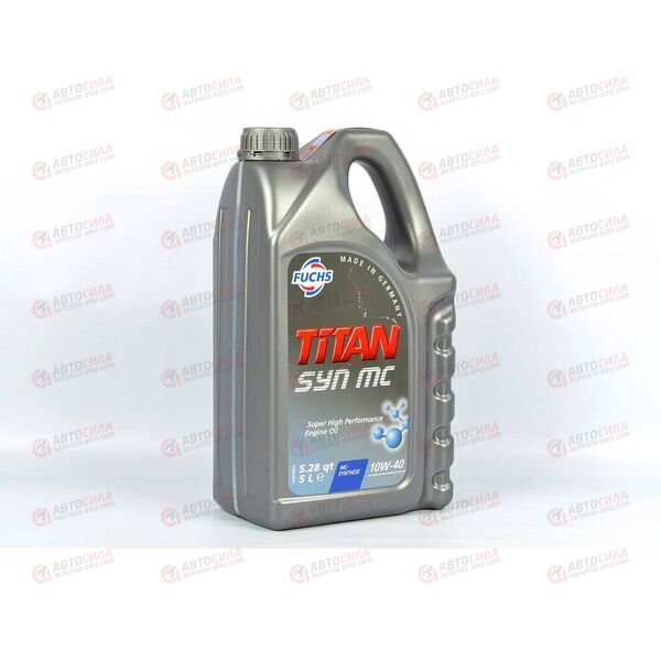 Масло ДВС FUCHS 10W40 TITAN SYN MC 5 л, Емкость: 5 л