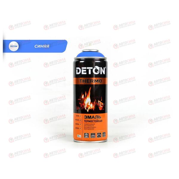 Краска термостойкая DETON синяя аэрозоль 520 мл (12 шт)