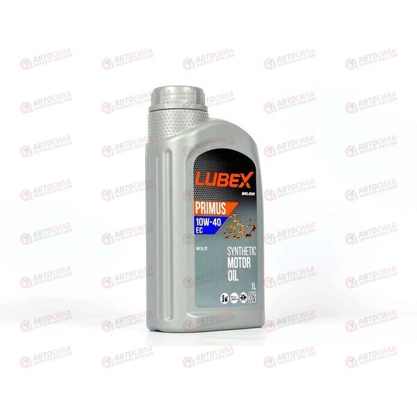 Масло ДВС LUBEX 10W40 SL/CF PRIMUS EC 1 л (12 шт), Емкость: 1 л.