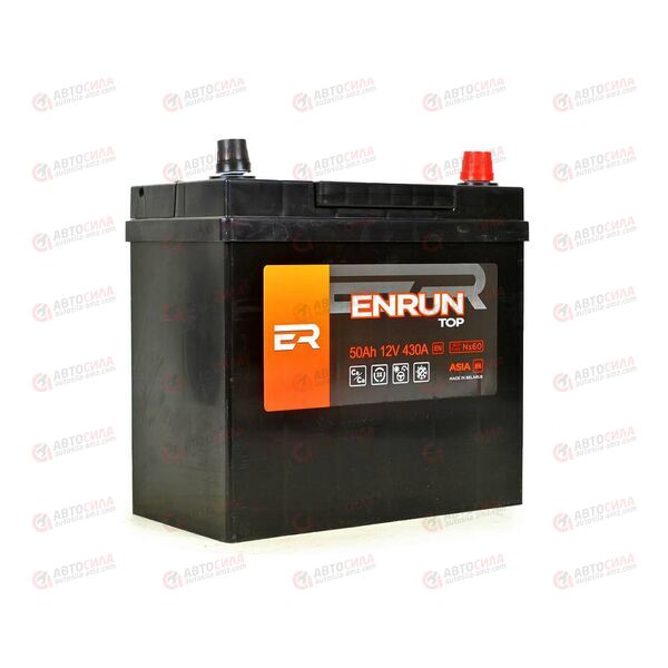 АКБ 50VL ENRUN TOP ASIA (R+) (0) SMF (пт 430)(237х127х225) без. н.креп. 2022 год