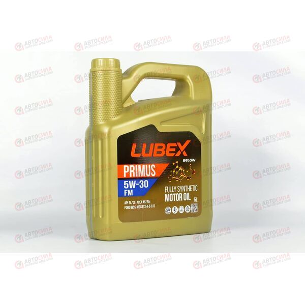 Масло ДВС LUBEX 5W30 SL/CF A5/B5 PRIMUS FM WSS-M2C913-ABCD 5 л (4 шт)