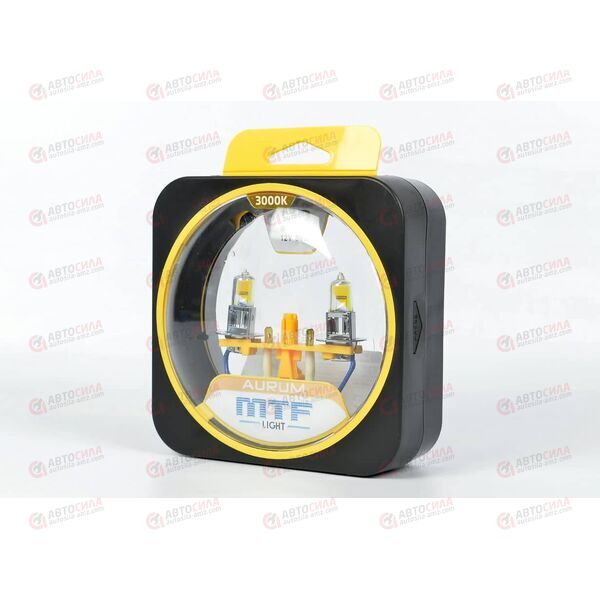 Лампа галоген 12В H3 55 Ватт Aurum (2 шт) MTF