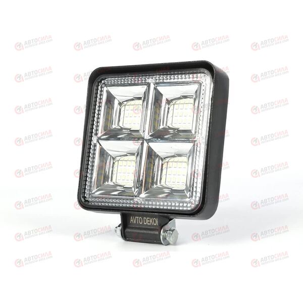 Фара с/диод 144W/SQ-WL квадратные 10,5см*10,5см (13445) AV