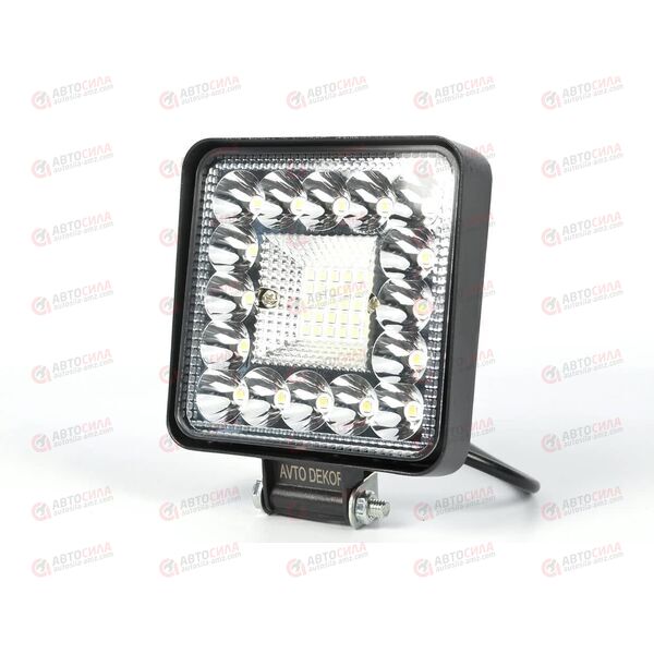 Фара с/диод 123W/SQ-WL квадратные 10,5см*10,5см AV