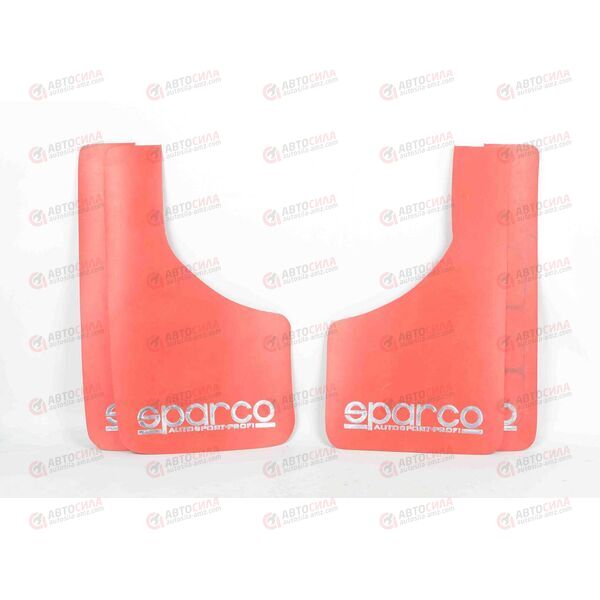 Брызговик универс мал (красный) (4 шт) Sparco, изображение 2