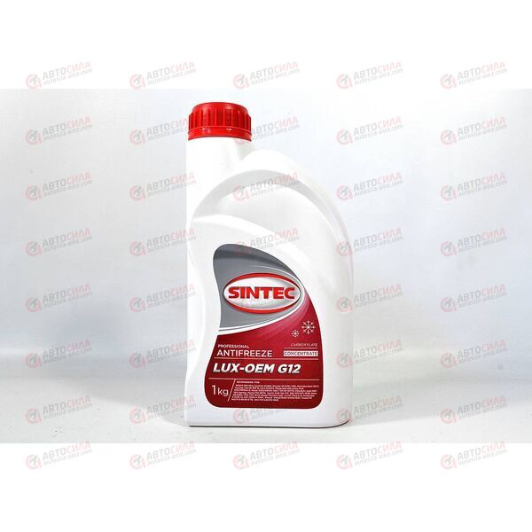 Антифриз SINTEC концентрат (красный) LUX G12 1 кг, изображение 2