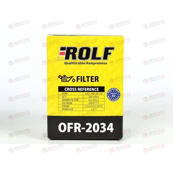 Фильтр масляный (OE677/1) GM MB (OFR2034) ROLF РАСПРОДАЖА, изображение 4