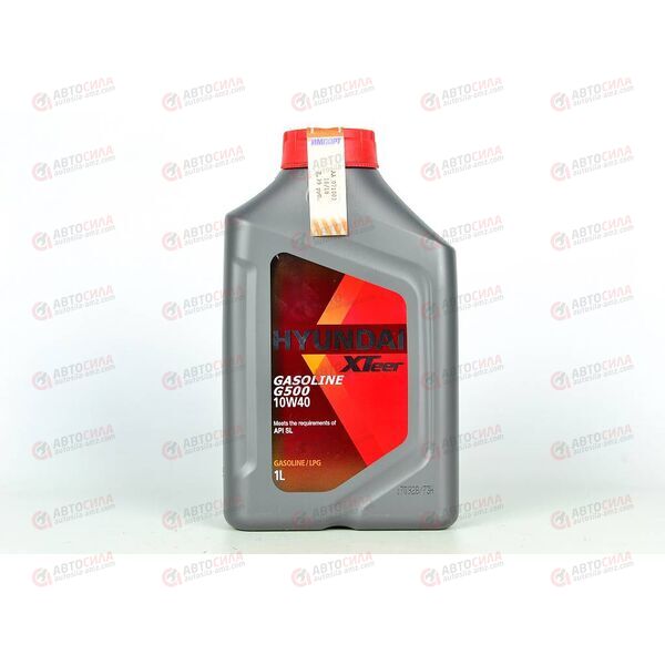 Масло ДВС HYUNDAI XTEER 10W40 G500 SL 1 л (12 шт), Емкость: 1 л., изображение 2