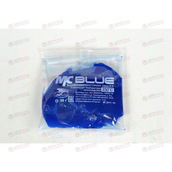 Смазка литиевая высокотемпературная 30 г MC-1510 BLUE (стик-пакеты) (100 шт) ВМПАВТО, изображение 2