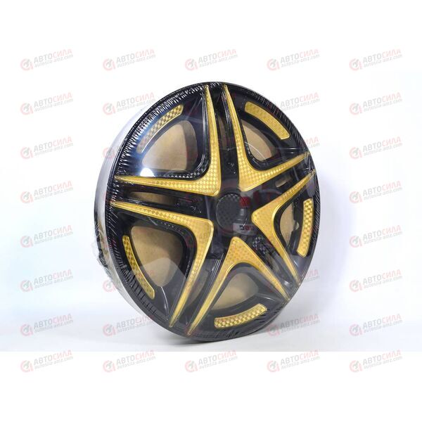Колпаки R-14 Дакар Super Black GOLD (2 шт) STAR РАСПРОДАЖА!, изображение 2