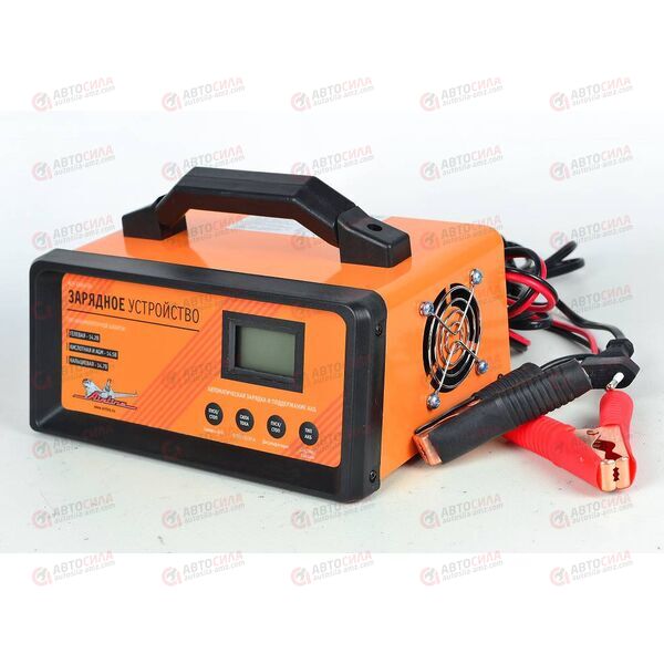 Зарядное устройство 5/10/15/20A 12V импульсное,автомат,LCD дисплей, AIRLINE, изображение 2