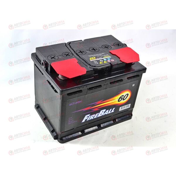 Аккумулятор 60VL FIRE BALL (L+) (1) (пт 510)(242х175х190) 2019 год, изображение 3