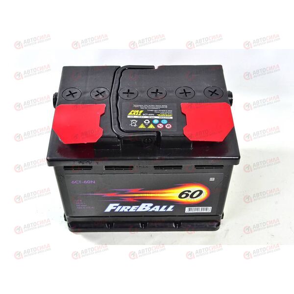Аккумулятор 60VL FIRE BALL (L+) (1) (пт 510)(242х175х190) 2019 год, изображение 4