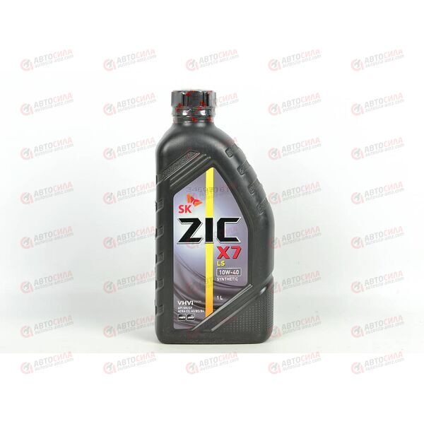 Масло ДВС ZIC 10W40 X7 LS SN/CF/C3 1 л, Емкость: 1 л., изображение 2