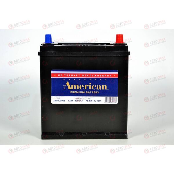 Аккумулятор 42VL AMERICAN ASIA (R+) (0) SMF т.кл. (пт 330) (187х127х220) ТУРЦИЯ, изображение 2