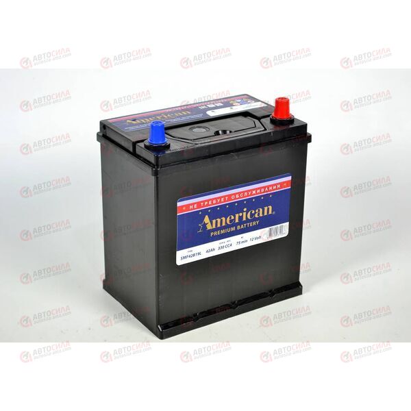 Аккумулятор 42VL AMERICAN ASIA (R+) (0) SMF т.кл. (пт 330) (187х127х220) ТУРЦИЯ, изображение 3