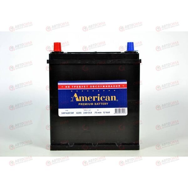Аккумулятор 42VL AMERICAN ASIA (L+) (1) SMF т.кл. (пт 330) (187х127х220) ТУРЦИЯ, изображение 2