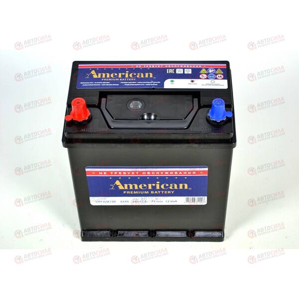 Аккумулятор 42VL AMERICAN ASIA (L+) (1) SMF т.кл. (пт 330) (187х127х220) ТУРЦИЯ, изображение 4