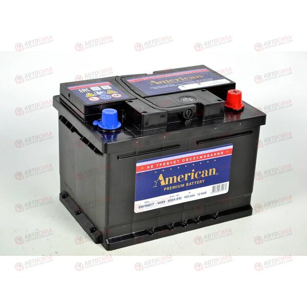 Аккумулятор 60VL AMERICAN (R+) (0) низ SMF (пт 600) (242х175х175) ТУРЦИЯ, изображение 3