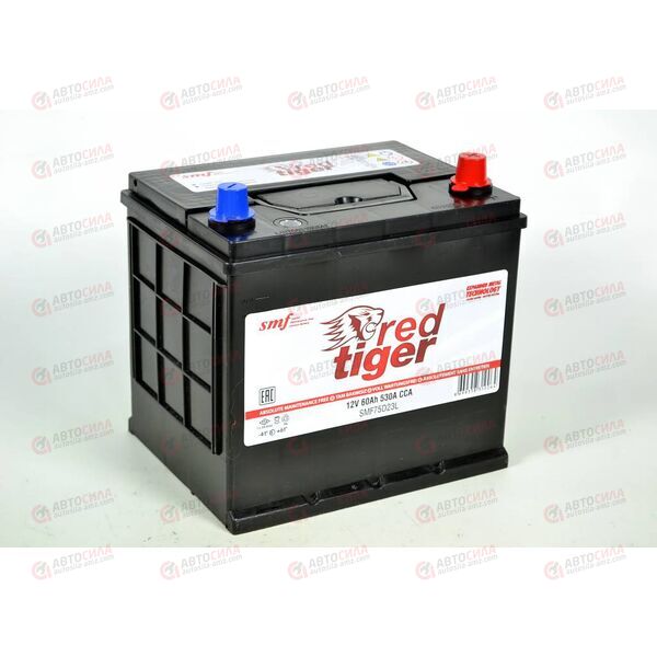 Аккумулятор 60VL RED TIGER ASIA (R+) (0) SMF (пт 530)(232х173х220) ТУРЦИЯ, изображение 3