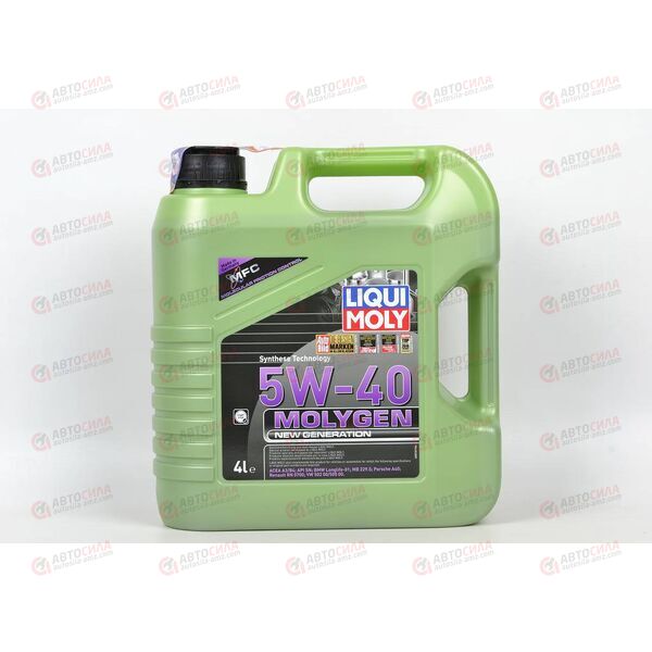 Масло ДВС LIQUI MOLY 5W40 MOLYGEN New Generation 4л, Емкость: 4 л, изображение 2