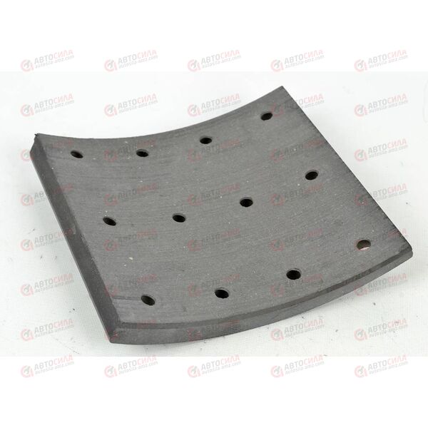 Накладка тормозная КАМАЗ 6520 (8шт) R0 (с заклепками) 180x187 TRIALLI, изображение 2