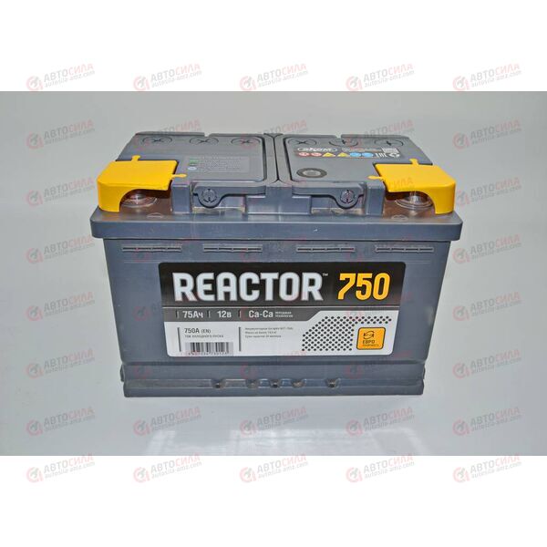Аккумулятор 75VL REACTOR (R+) (0) (пт 820)(278х175х190) 2021 год, изображение 2