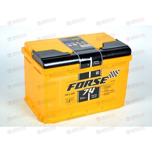 Аккумулятор 74VL FORSE (L+) (1) (пт 760)(276х175х190) 2021 год, изображение 3