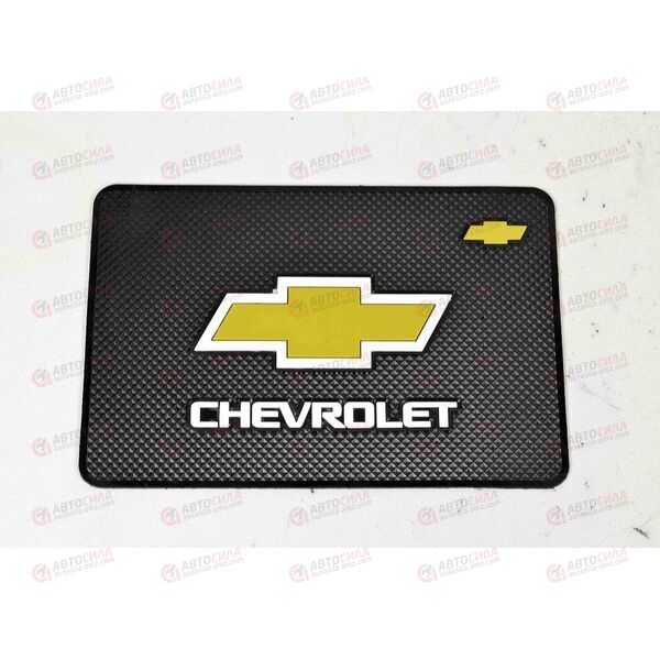 Коврик торпеды (20*13 см) CHEVROLET (черный) AV, изображение 2
