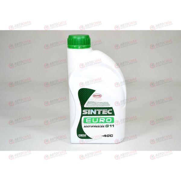 Антифриз SINTEC - 40 град (зеленый) EURO G11 1 кг (12 шт), изображение 2