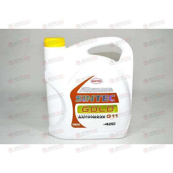 Антифриз SINTEC - 40 град (желтый) GOLD G11 5 кг, изображение 2